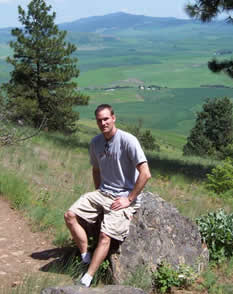 Paul Reyerson overlooking the Palouse in eastern Washington