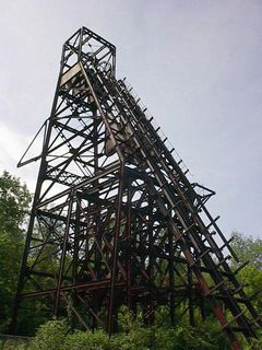 Plummer mineframe in the Gogebic Range